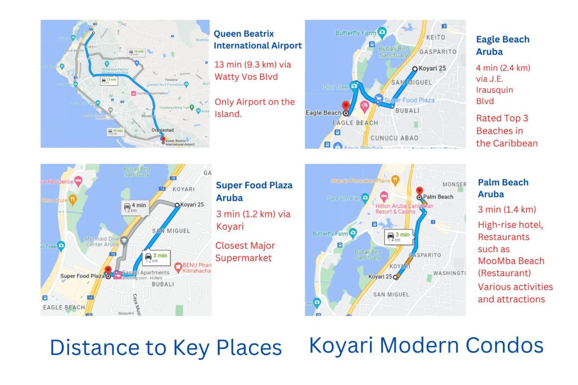 Koyari Modern Condos 9Br 7Ba Sleeps 26 W/ Pool And Roof Deck 팜비치 외부 사진